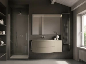 Ideagroup Подвесной туалетный столик с ящиками, лакированный Form