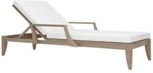 JANUS et Cie Садовая кушетка из тика с подлокотниками Relais