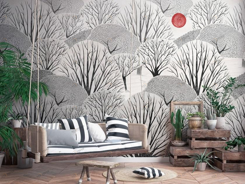 Tecnografica Флизелиновые обои Japandi sun-id-1349589