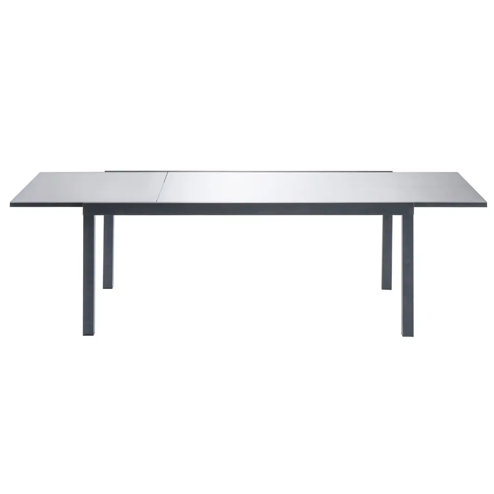 Стол садовый раздвижной Naterial Lyra Up&Down 180-260х90х75 см алюминий/стекло темно-серый STLM-2015368 - Вид №11