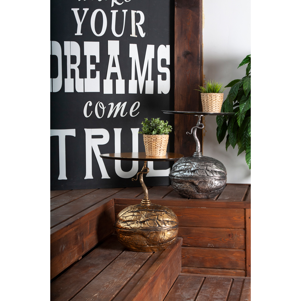 17142 Столик декоративный Царский орех Золото BOGACHO 4627179652692 - Вид №5