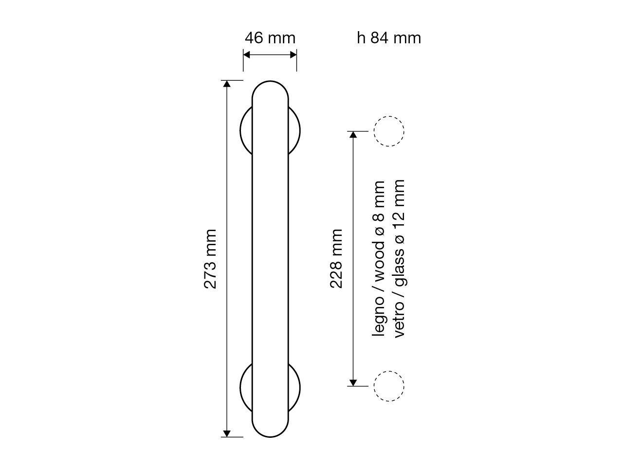 Латунная ручка с кристаллами Swarovski® LINEA CALI' Jewel ARCH-00131846 - Вид №2