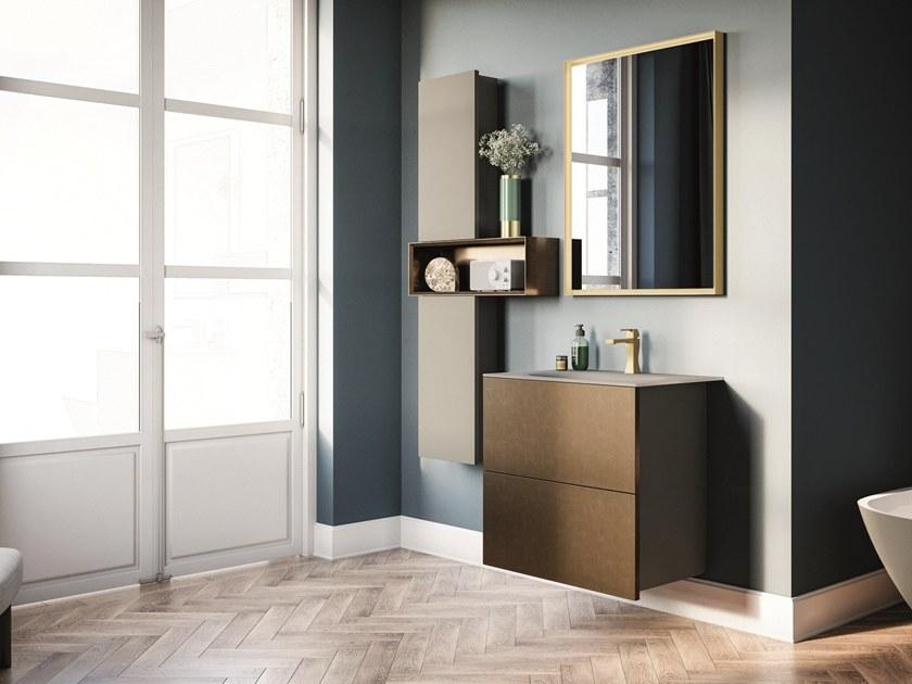 Birex Настенная тумба под умывальник с ящиками Hosoi sun-id-1481192 - Вид №1