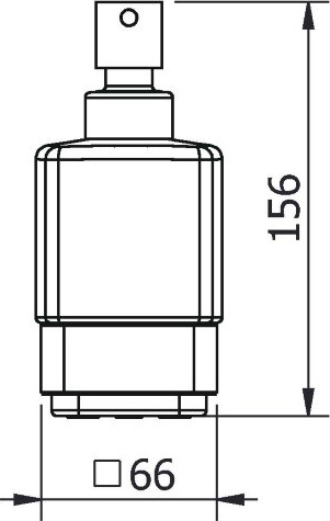 11321A-BP Дозатор VICO подвесной цвет черный матовый LANGBERGER VICO, BLACK EDITION - Вид №2