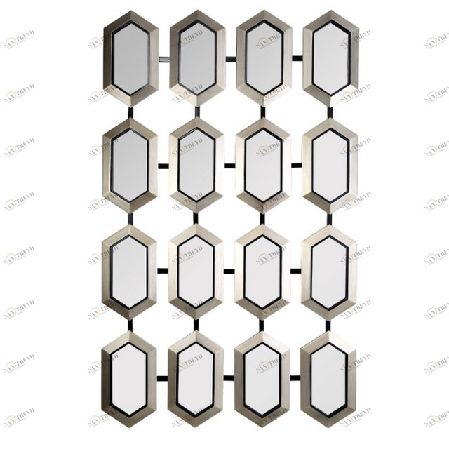 Зеркальное панно декоративное настенное Champagne PUSHA ДИЗАЙНЕРСКИЕ 062582 Зеркальный 