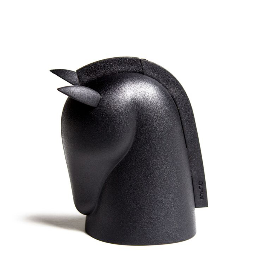 QL10295-BK Держатель для зубочисток unicorn, черный Qualy  - Вид №3