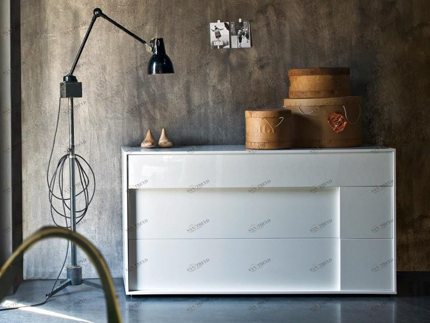 ZANETTE Комод из лакированного дерева со встроенными ручками Kairo sun-id-1511303
