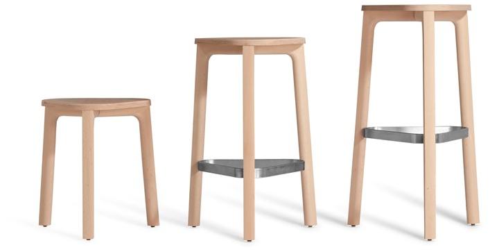 Capdell Низкая табуретка из бука Perch sun-id-1394698 - Вид №1