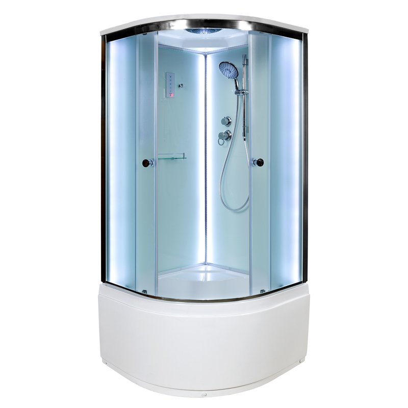 D102 R Душевая кабина DETO Серия D D90S LED