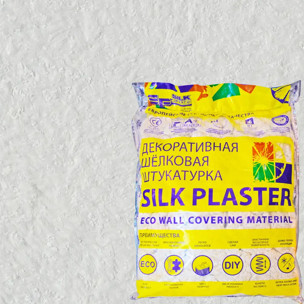 Жидкие обои Silk Plaster Прованс 041 1.5 кг цвет белый 82453434 STLM-2145615 
