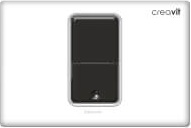 FP8001.00 Кнопка для инсталляции сенсорная белая Creavit 