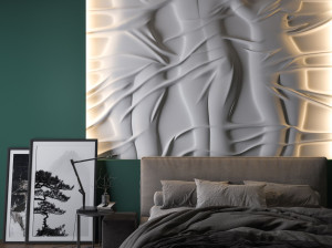 Трехмерная декоративная гипсовая панель