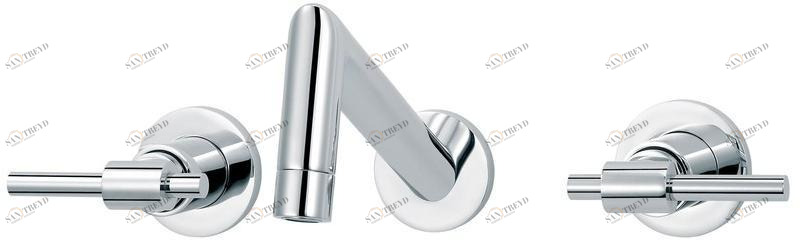 rvb Смеситель для умывальника настенный на 3 отверстия Dynamic 4027.11.50