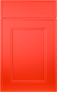 Фасады для кухни Модерн Фрезеровка «Николь» 502 Берлинский красный