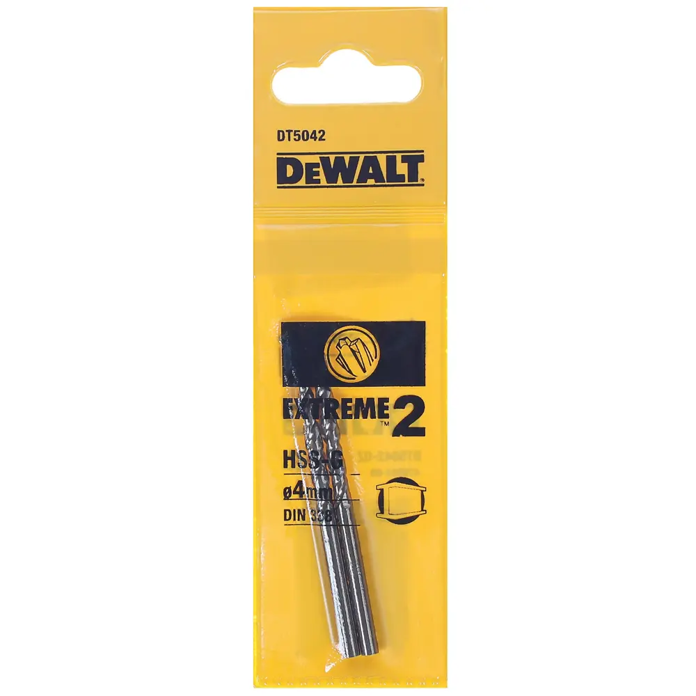 Сверло по металлу HSS-G 4х75 мм DeWalt Extreme 2 DT5042 81970415 STLM-2048346  - Вид №2