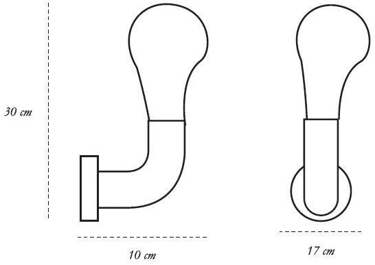 Scarlet Splendour Керамический светодиодный настенный светильник Luce naga sun-id-1362449 - Вид №4