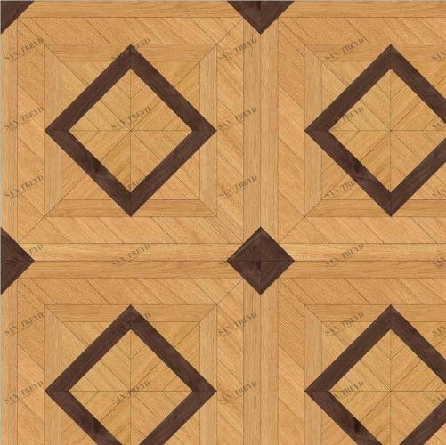 Художественный паркет Da Vinci Щитовой 26-542 Дуб (Гладкая) 500х500 мм 26010542