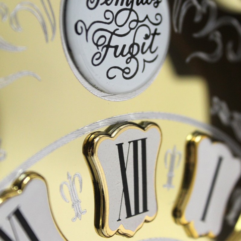 Часы настольные механические темно-коричневые Dark Walnut SARS ДИЗАЙНЕРСКИЕ 00-3967466 Коричневый  - Вид №4