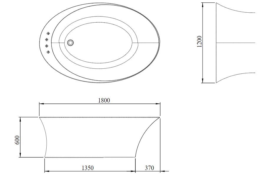 Helen black Mastella  Ванны  - Вид №3