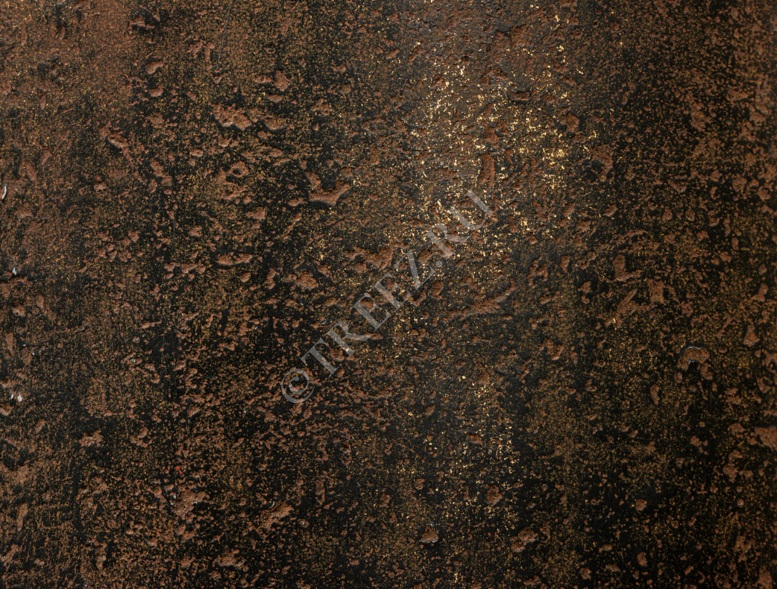41.3321-04-050-RM-40 Кашпо  Effectory - серия Metal - Конус-чаша - Rough с золотой патиной Цветочная коллекция  - Вид №7