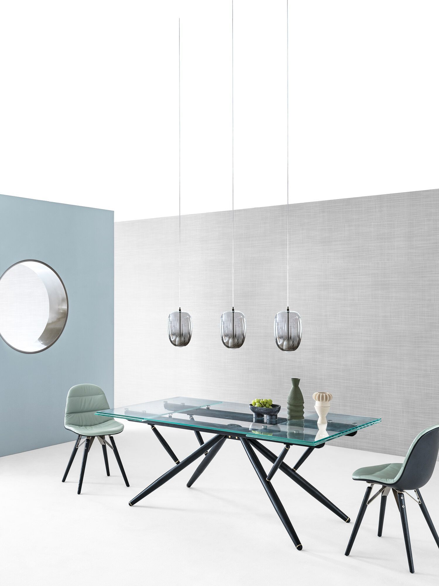 Подвесной светильник из боросиликатного стекла Bontempi Casa Blow ARCH-00138105 - Вид №3