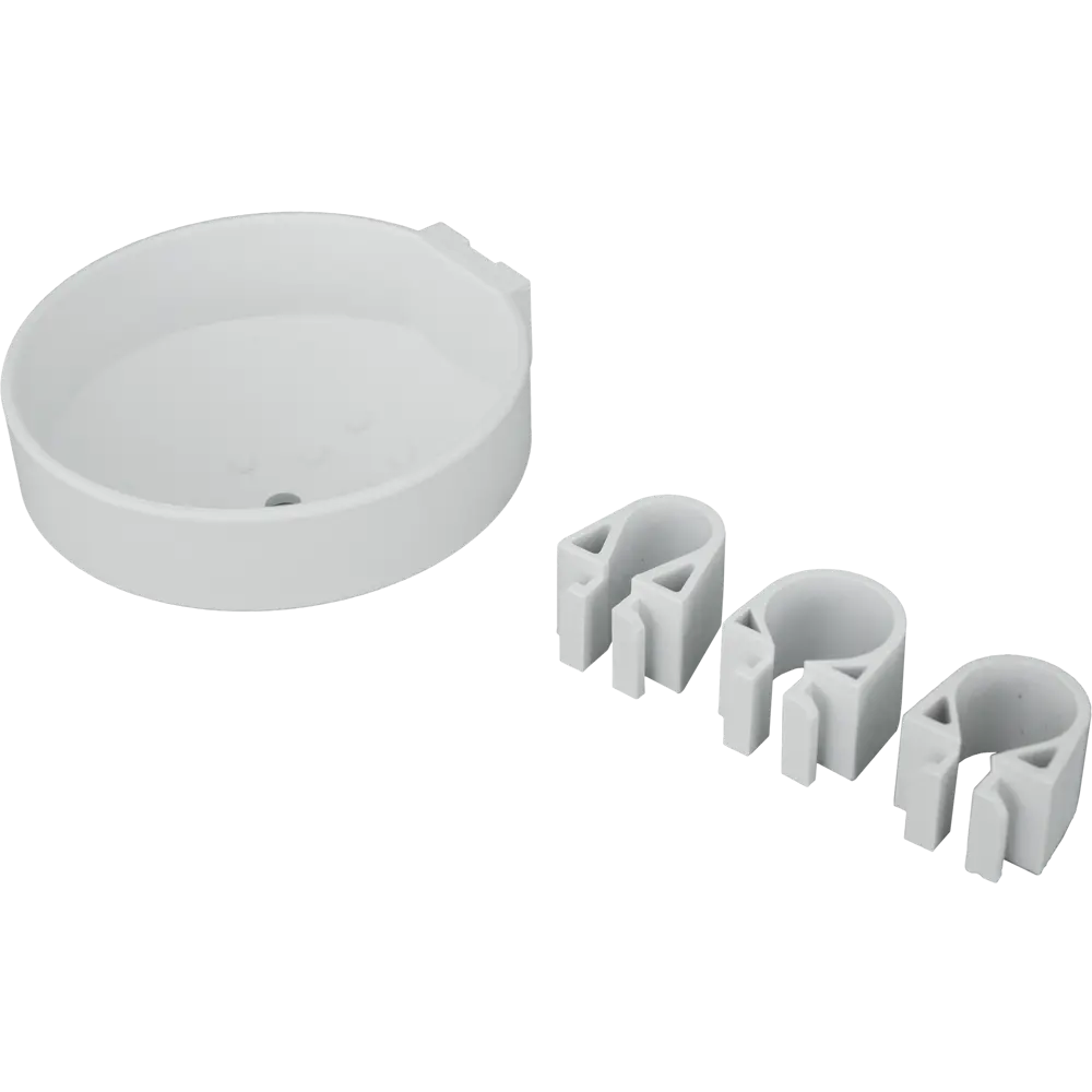 Мыльница для душевой штанги Orange DISH-W пластик цвет белый 82174485 STLM-2153124