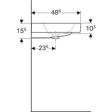 124093000 Раковина Geberit iCon Geberit  - Вид №38