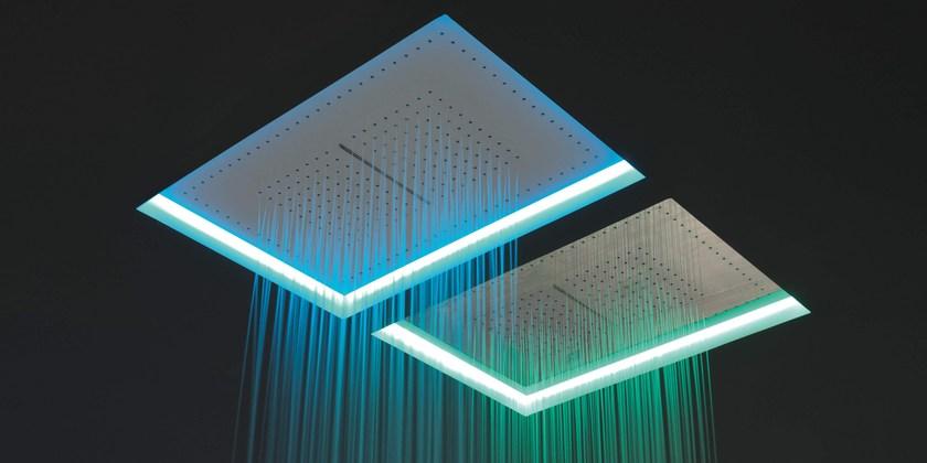 Antonio Lupi Design Потолок из нержавеющей стали со светодиодной насадкой для душа с водопадом Antoniolupi sun-id-1388203 - Вид №4