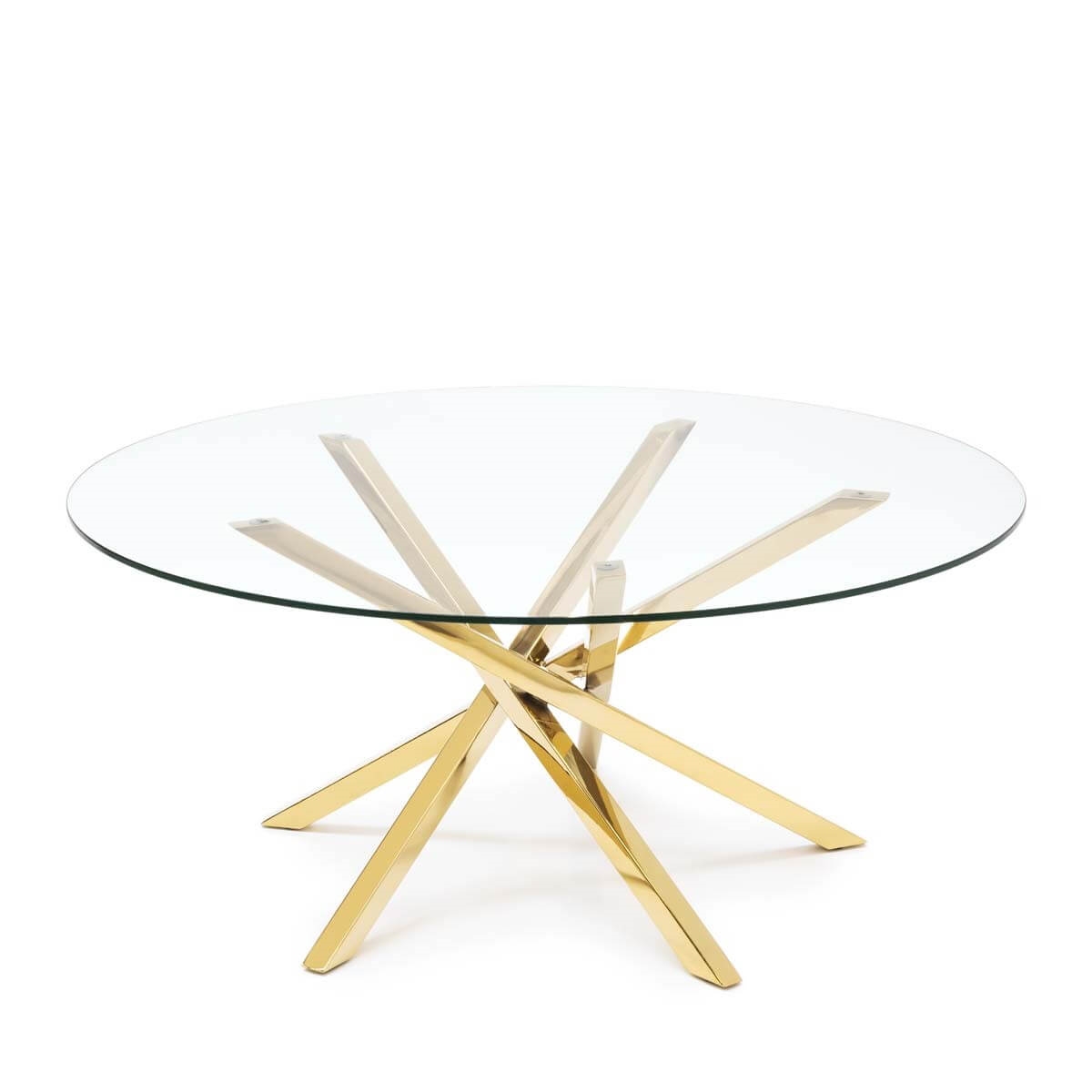 450263-01 ABHIKA КОФЕЙНЫЙ СТОЛ ILA H45 D100 GOLD 