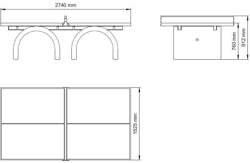 ENCHO ENCHEV - ETE Бетонный стол для пинг-понга  88  - Вид №4