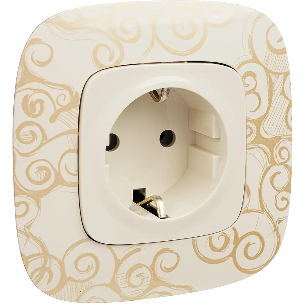 Розетка Legrand Valena Allure 2 контакта с заземлением цвет слоновая кость 82169359 STLM-2061463 - Вид №8