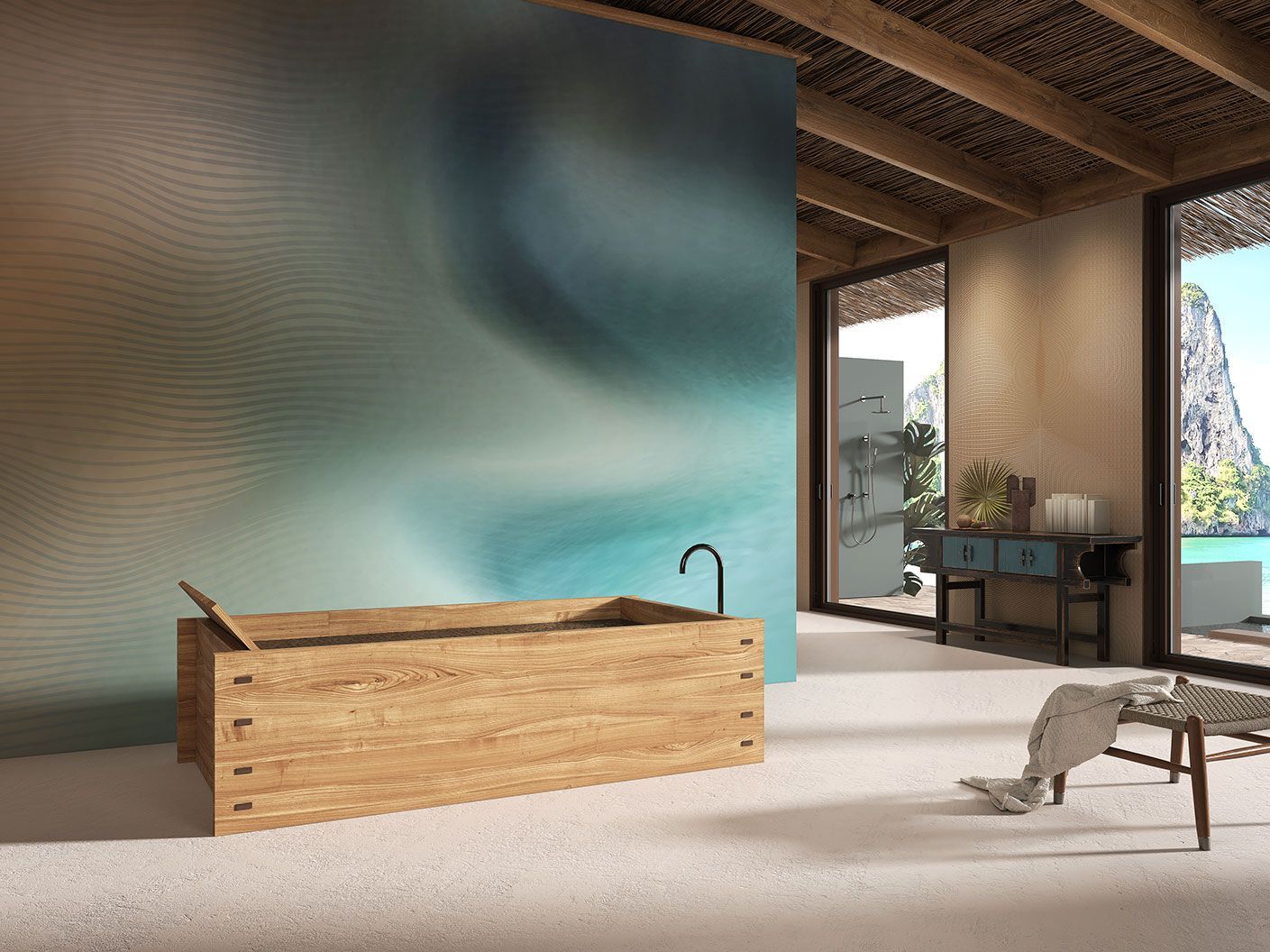 Нетканые обои Tecnografica Natural Shapes ARCH-00151685