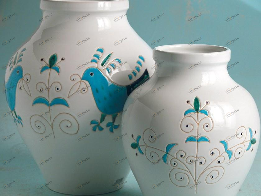 Cerasarda Керамическая ваза Le pavoncelle sun-id-1390347