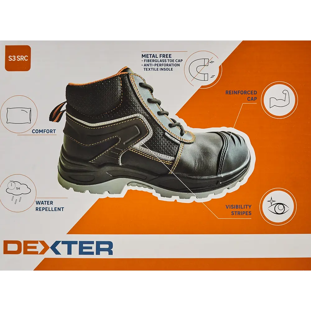DEXTER Ботинки рабочие S3 SRC с защитой от ударов 82625659 STLM-0032244 - Вид №7