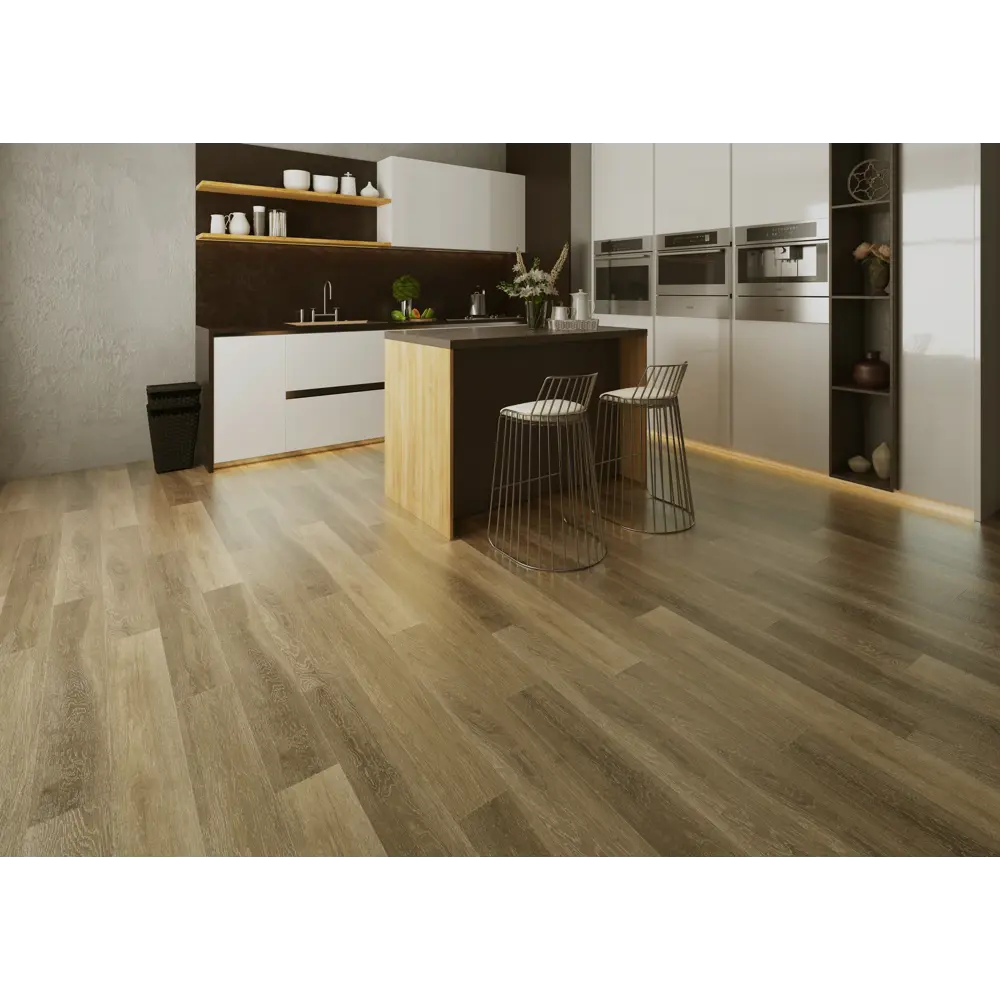 Santreyd SPC плитка Grigio Sole - серый камень для пола с замковой системой 89385327 STLM-1468431 - Вид №3