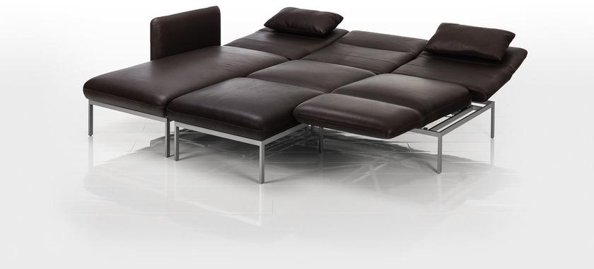 brühl Угловой диван из кожи с шезлонгом Roro sun-id-1374784 - Вид №2