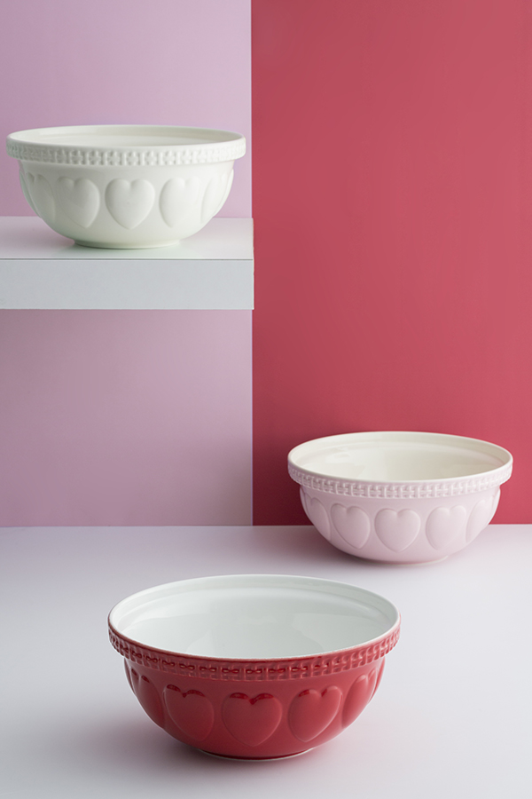 2006.021 Миска для смешивания hearts, D29 см, 4 л, красная Mason Cash  - Вид №4