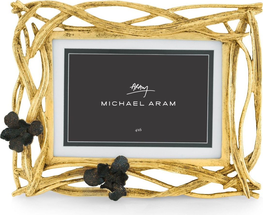 10663700 Michael Aram Рамка для фото Michael Aram Черный ирис 24х19см, сталь нержавеющая Сталь нержавеющая 