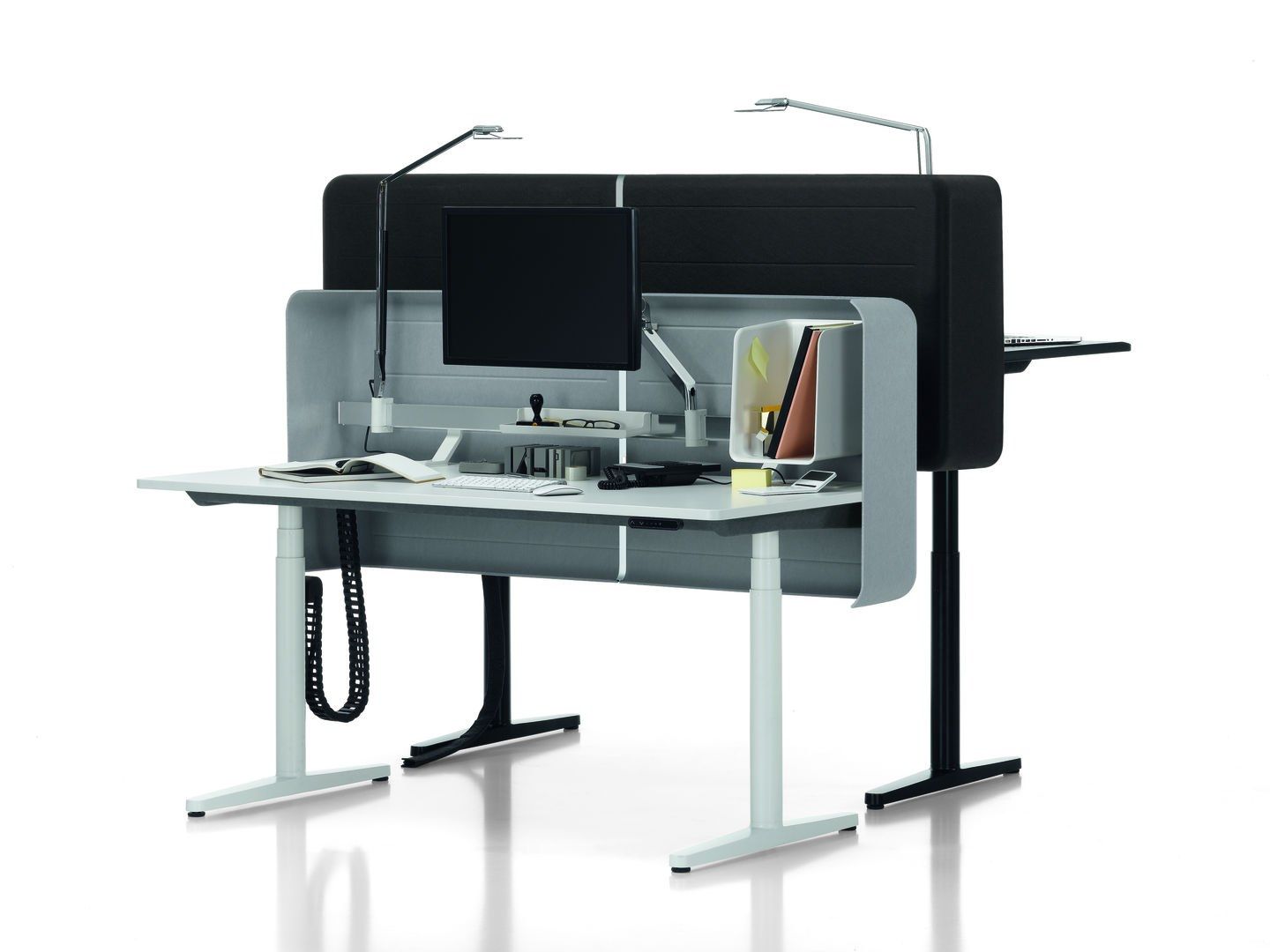 Регулируемый по высоте стол с электрическим движением VITRA Tyde 2 ARCH-00045440 - Вид №32