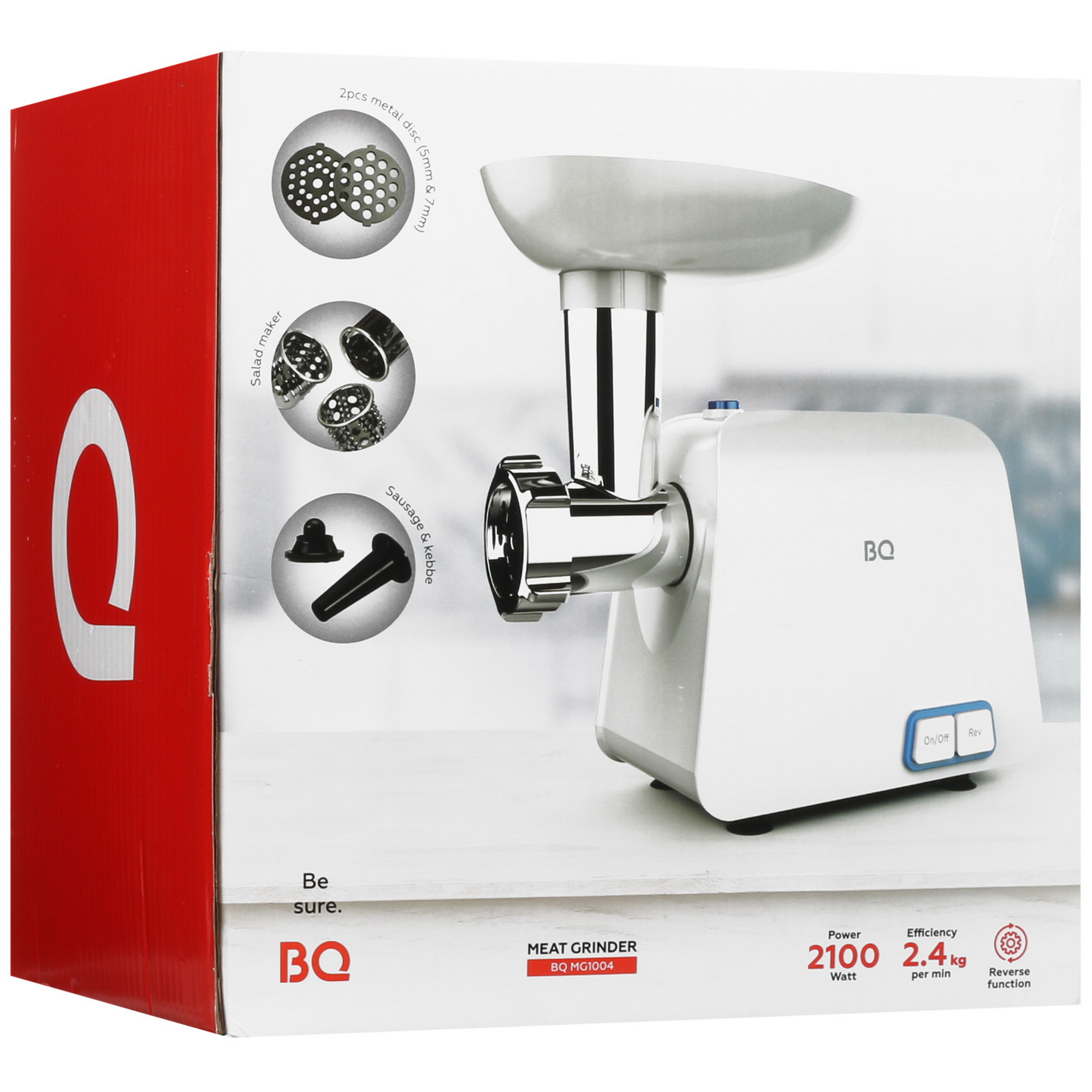 5366497 Мясорубка электрическая BQ MG1004 белый STDN-0135291 - Вид №10