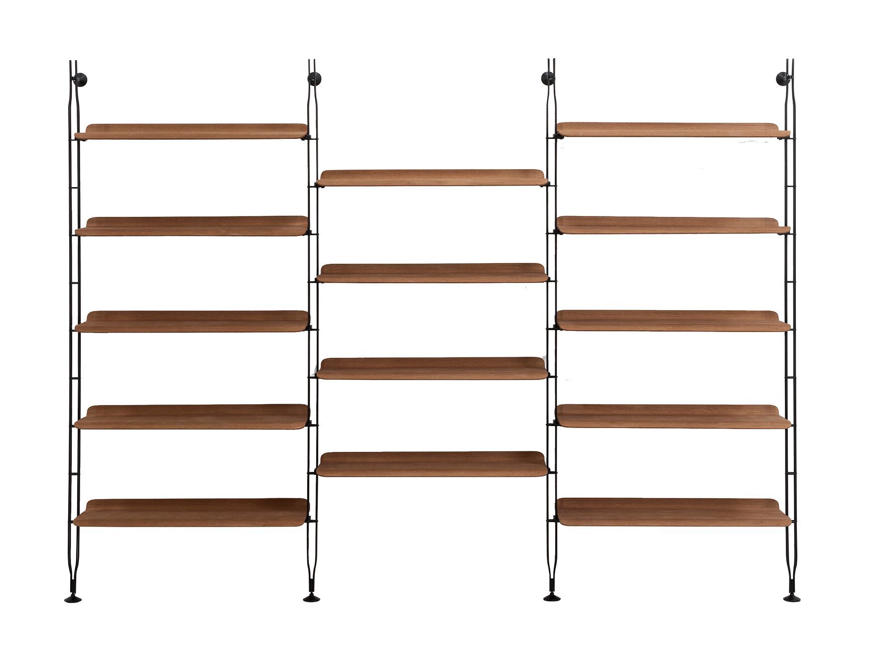 Модульный настенный книжный шкаф из стали и дерева Kartell ADAM WOOD ARCH-00134654 - Вид №24