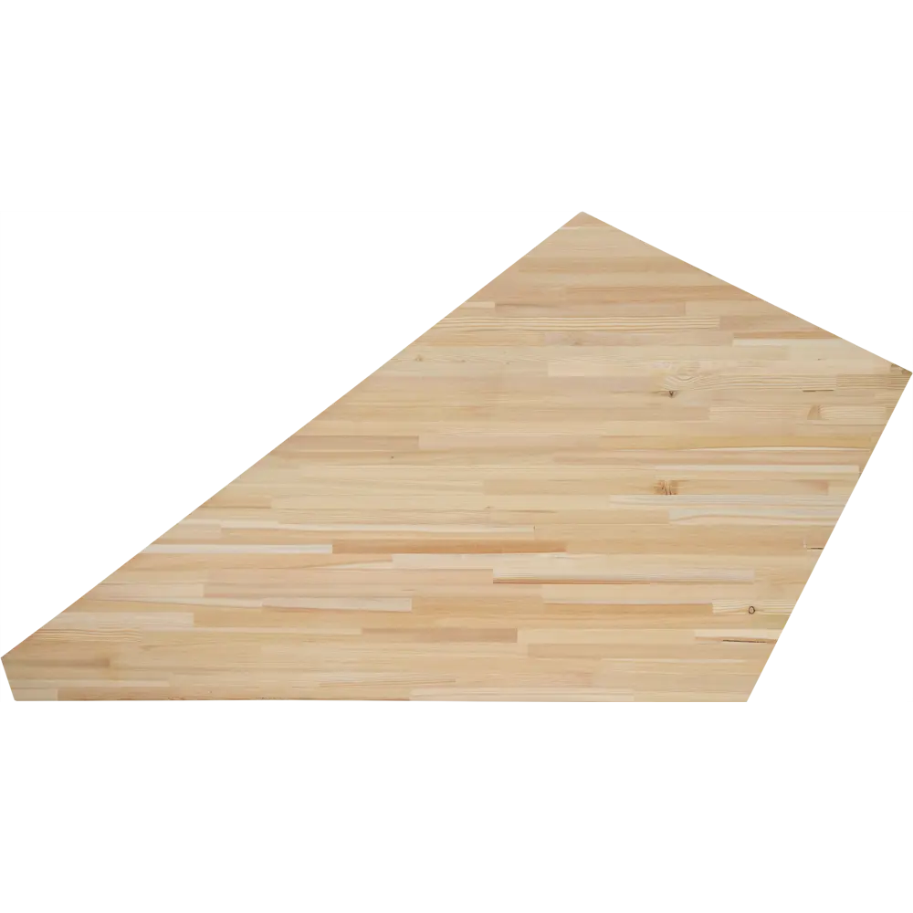 Ступень угловая сращенная лиственница 1006x500x40 мм 85190691 STLM-2114567 Santreyd  - Вид №2