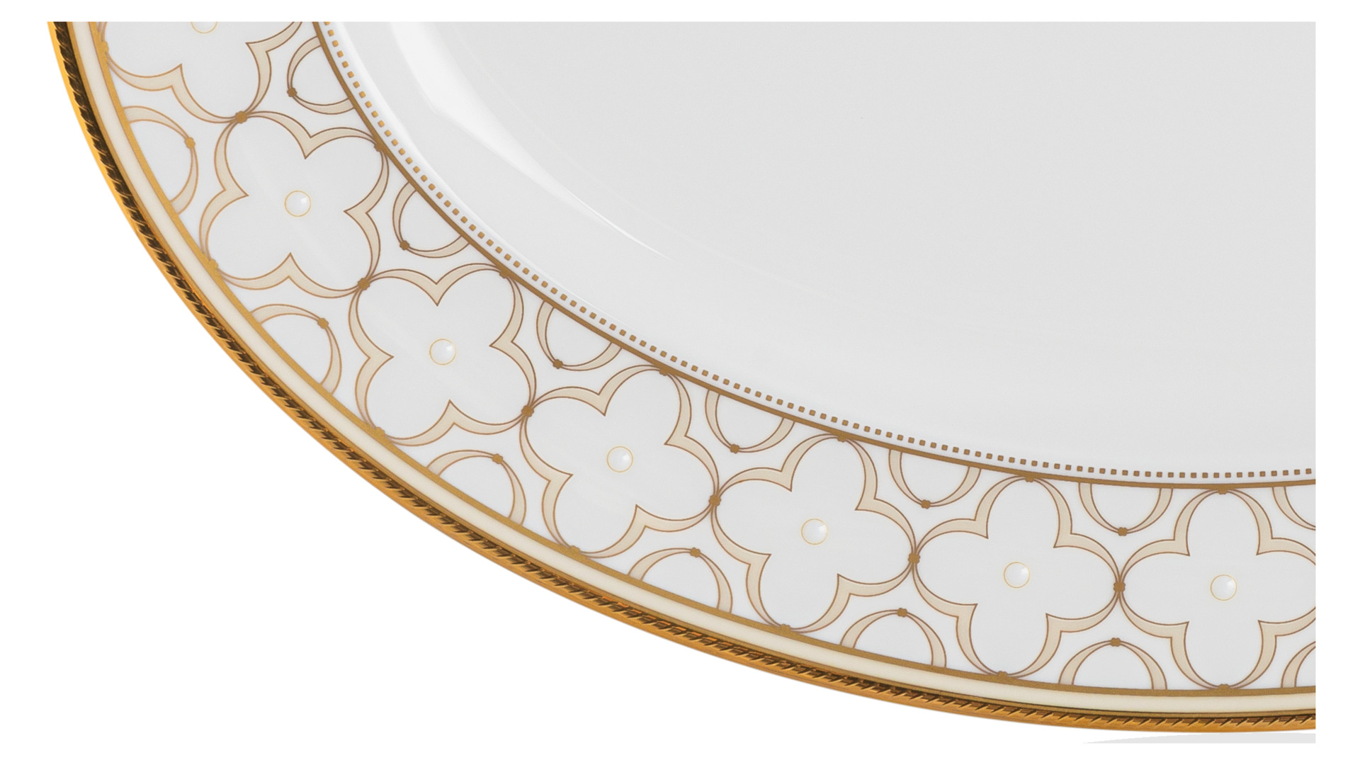 10657439 Noritake Сервиз столовый Noritake "Трефолио,золотой кант" на 6 персон, 21 предмет  - Вид №3