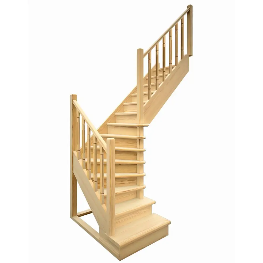 Лестница поворотная 90° ЛЕС-02 универсальная ЛЕСЕНКА STLM-2085175