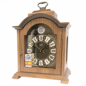 Часы настольные кварцевые коричневые из дуба Oak SARS ДИЗАЙНЕРСКИЕ 00-3967467 Коричневый