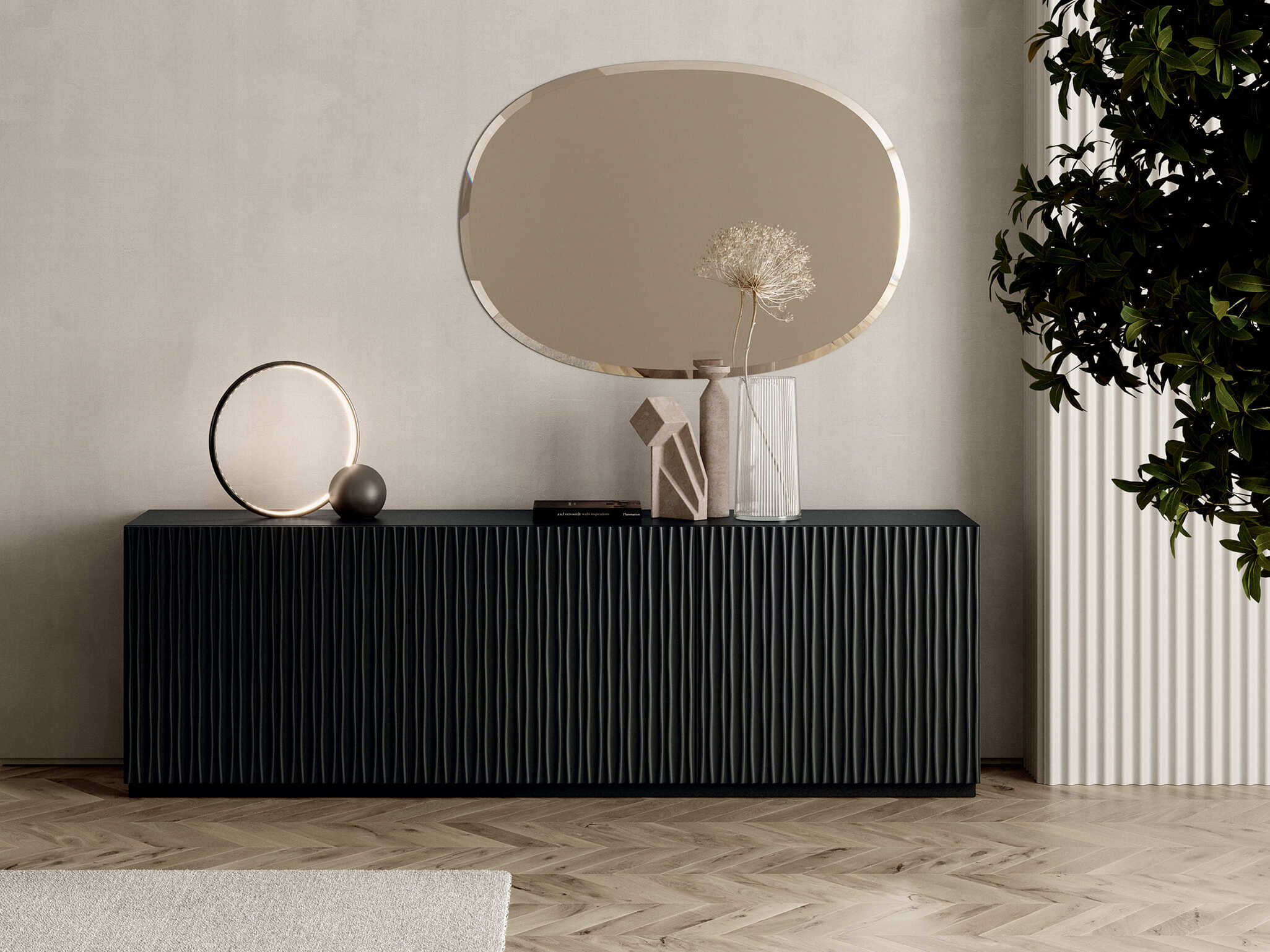 Деревянный шкаф с распашными дверями Bontempi Casa MUSA ARCH-00120224 - Вид №5