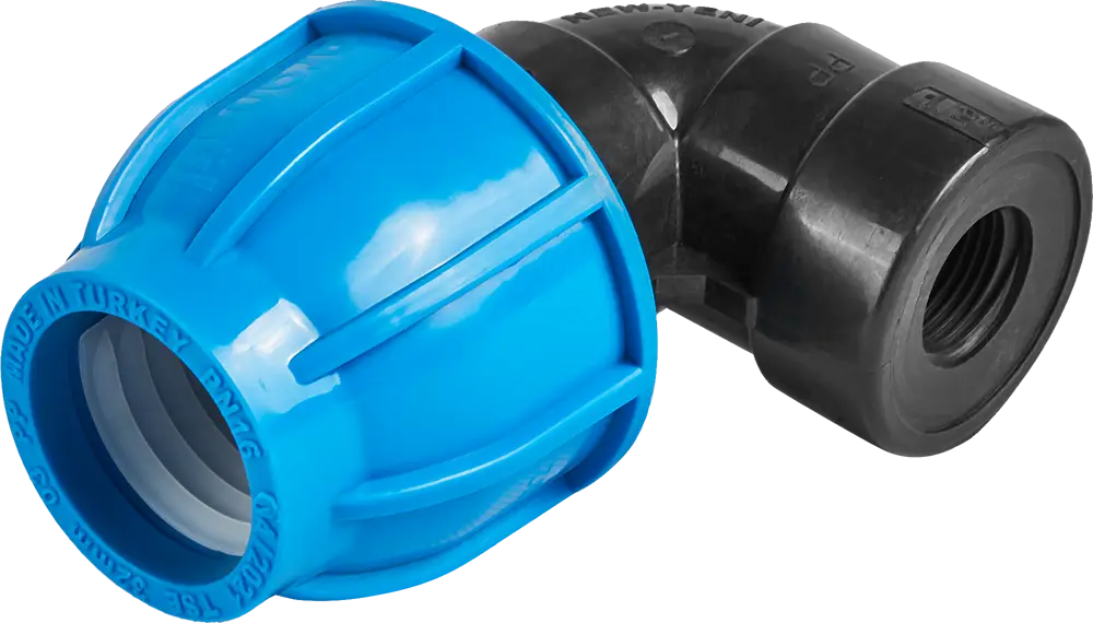 Переходной отвод Политэк 1/2"×32 мм для полиэтиленовых труб 82382591