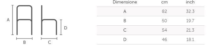 Штабелируемый металлический стул с деревянным сиденьем Midj ARCH-00009263 - Вид №4