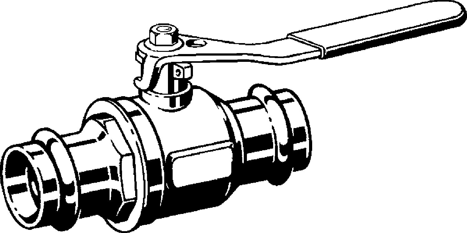 Viega Газовый шаровой кран Profipress G 2670 (492892) 492 892 - Вид №1