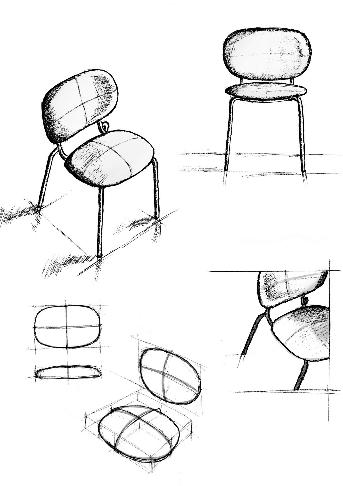Стул из переработанной ткани с подлокотниками S-CAB Si-Si ARCH-00111012 - Вид №20